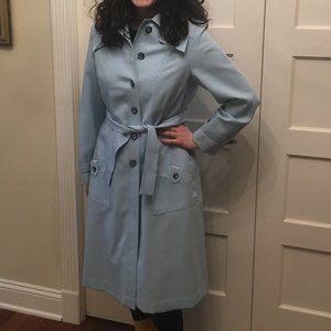 Vintage Coat | Trench | Light Blue | Pier 4